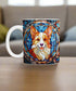 Corgi Suncatcher Artwork Ceramic Mug